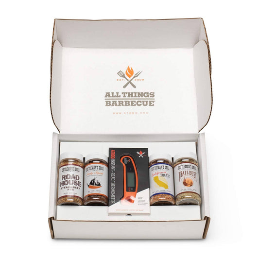 Cattleman's Grill Ultimate Beef Four Rub + Thermometer Gift Set