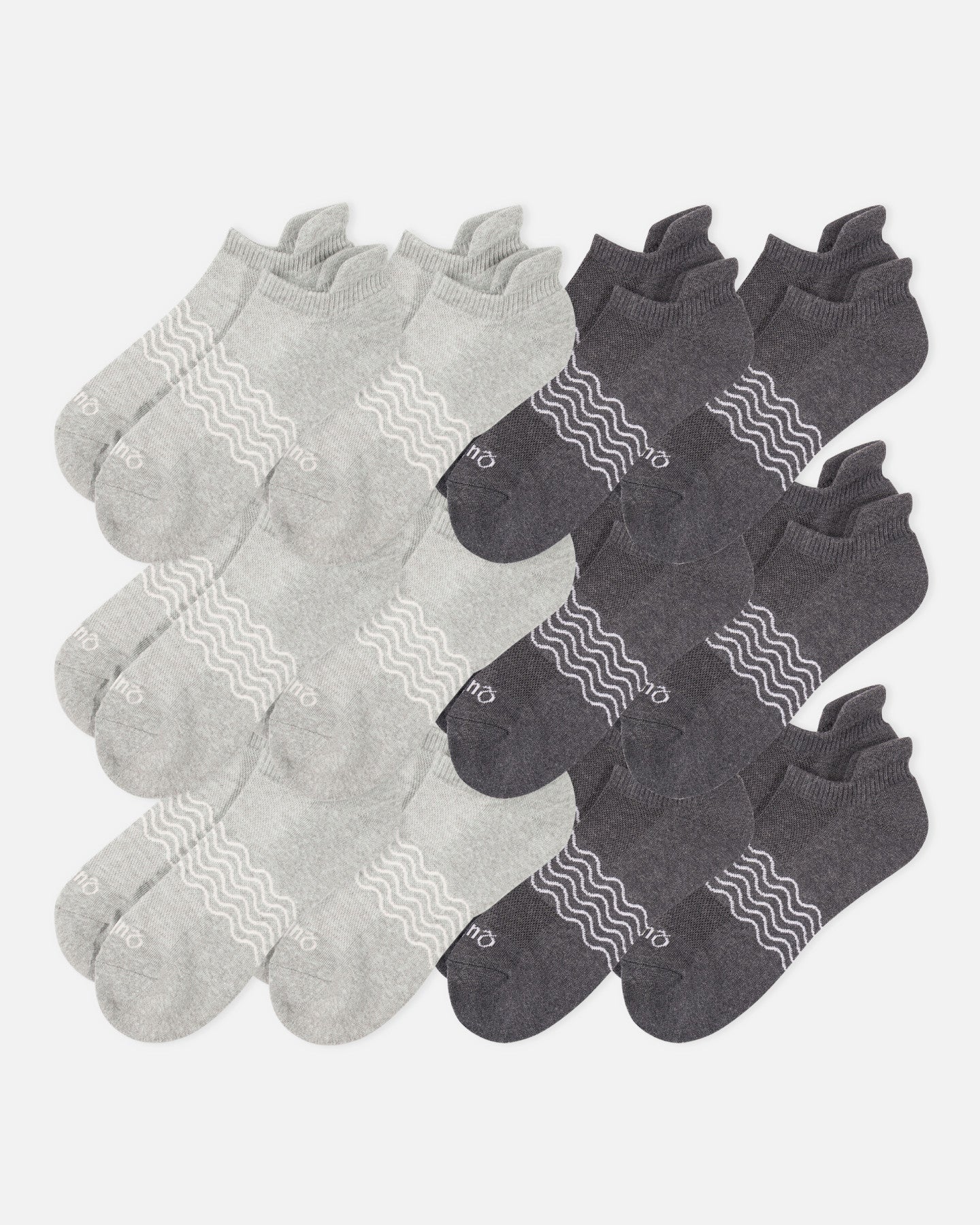 Everyday Cotton Solid Ankle Socks (12-pack)