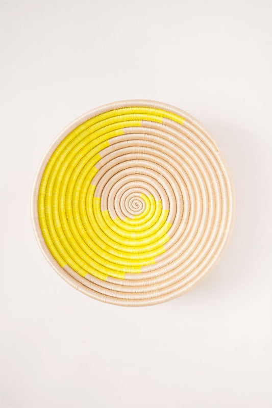 Citron Swirl Plateau Basket