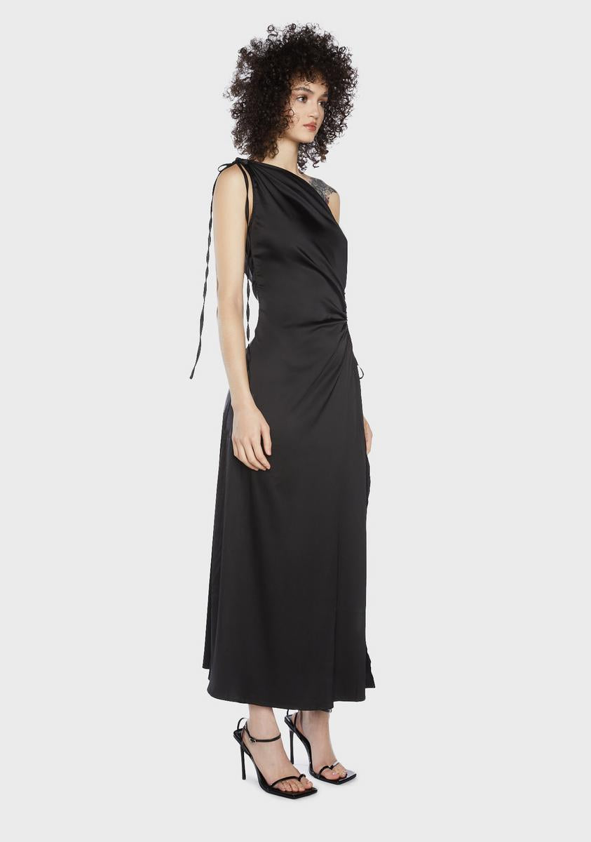 A Twirly Night Midi Dress