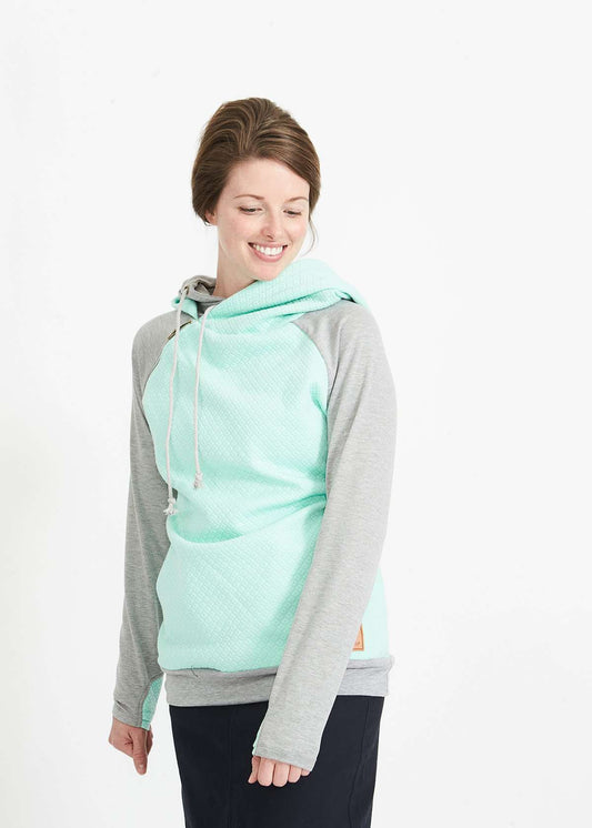 Doublehood? Quilted Mint Sweatshirt