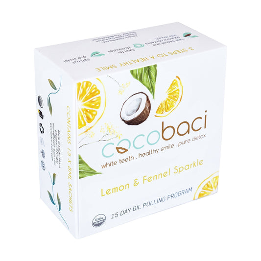 Cocobaci Lemon & Fennel 15 Day Oil Pulling Program
