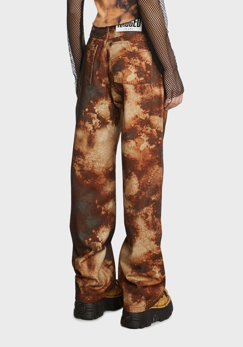 Tie Dye Dad Jeans