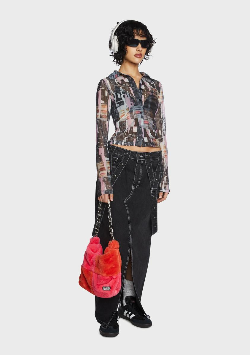 Amnesia Mesh Top
