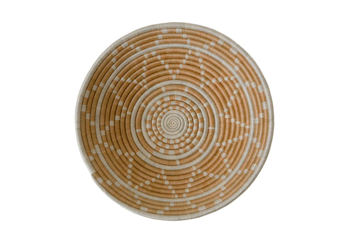 Apricot Burst Large Round Basket