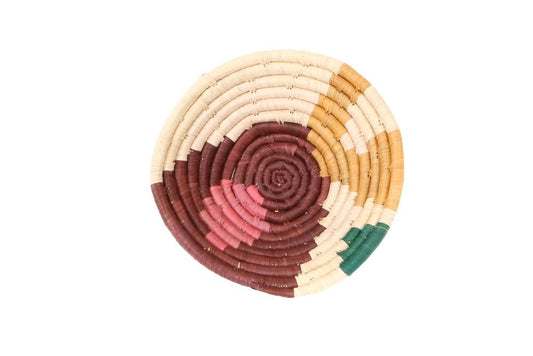 Small Vivid Sukari Round Basket