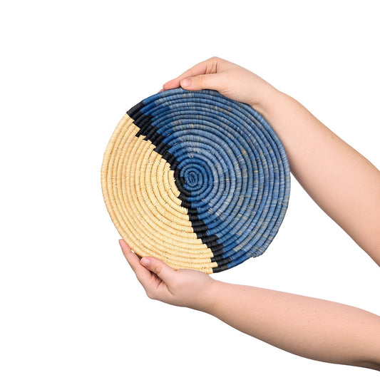 Coastal Minimalism Woven Small Bowl - Calming