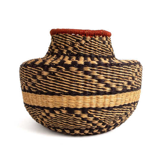 Earthen Craft Pot - Amber Brown
