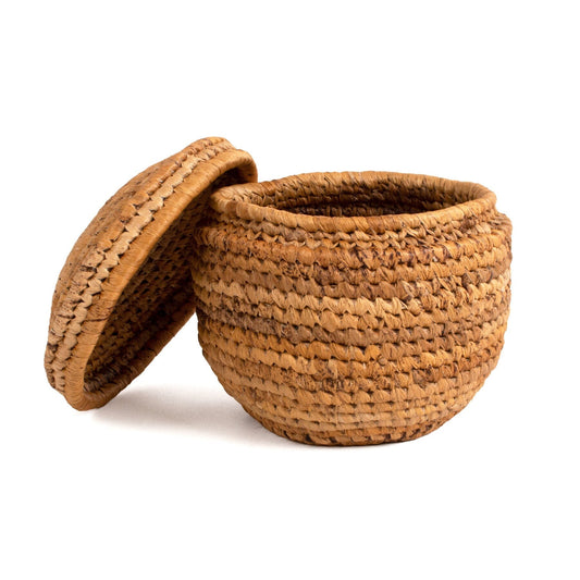 Sand Lidded Box - Bark