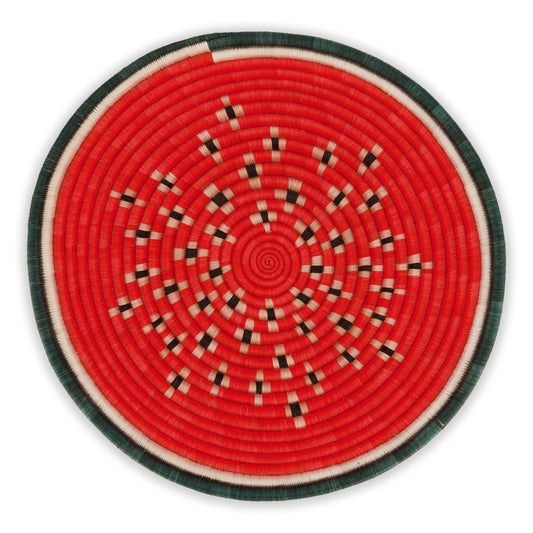 Seratonia Woven Bowl - Watermelon
