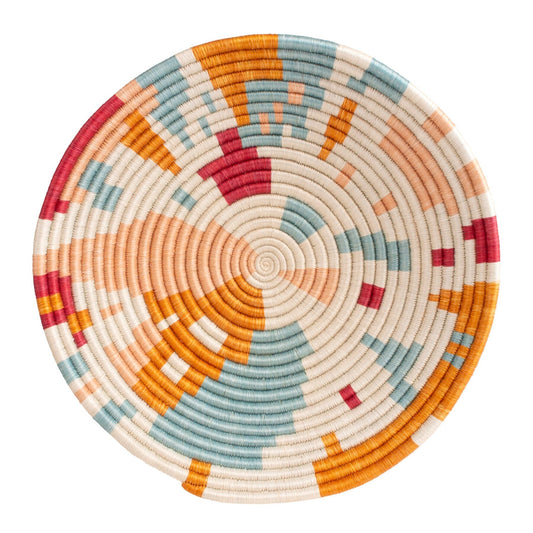 Spark Burst Colorful Woven Bowl