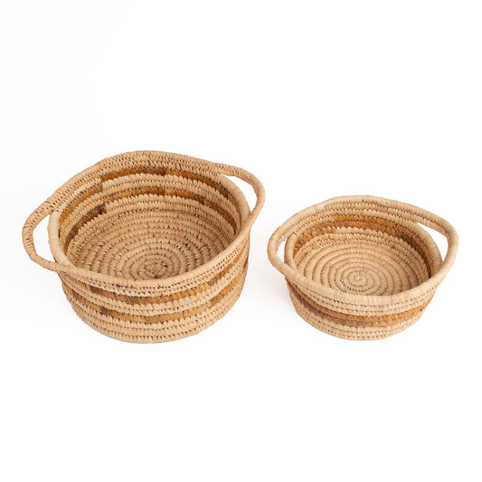 Town Square Breadbasket Set - Rustic Bark