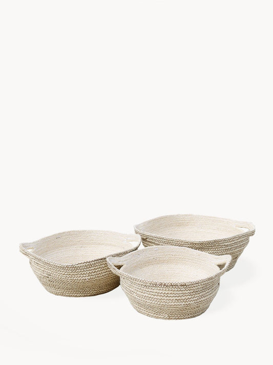 Amari Fruit Bowl Set - Brown