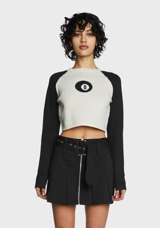 8 Ball Graphic Sweater