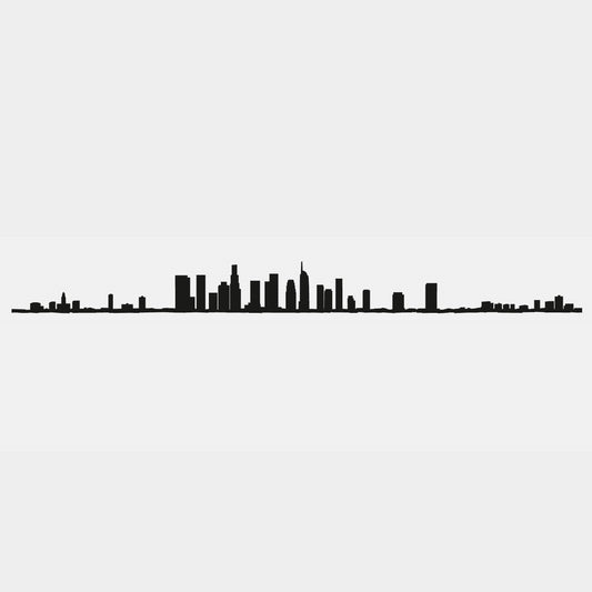 The Line City Skyline Silhouette Los Angeles