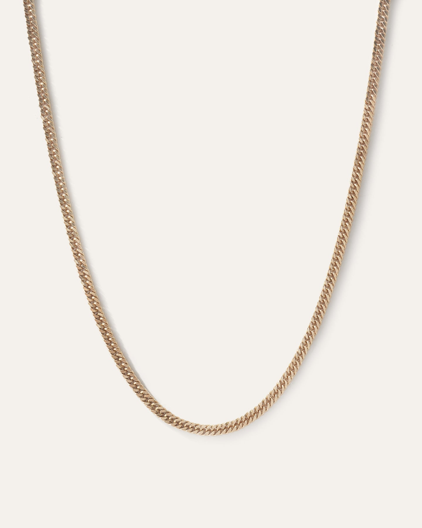 Double Curb Chain Necklace