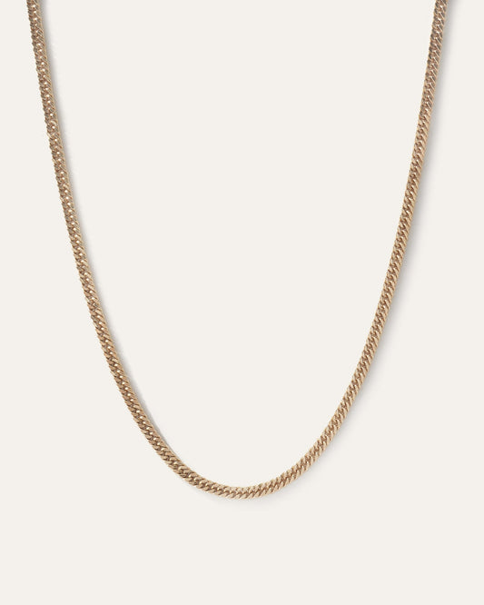 Double Curb Chain Necklace