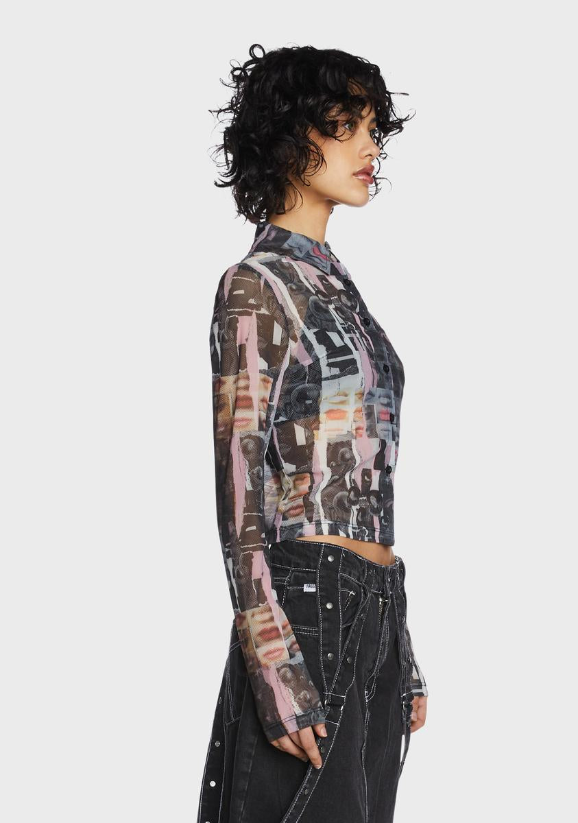 Amnesia Mesh Top