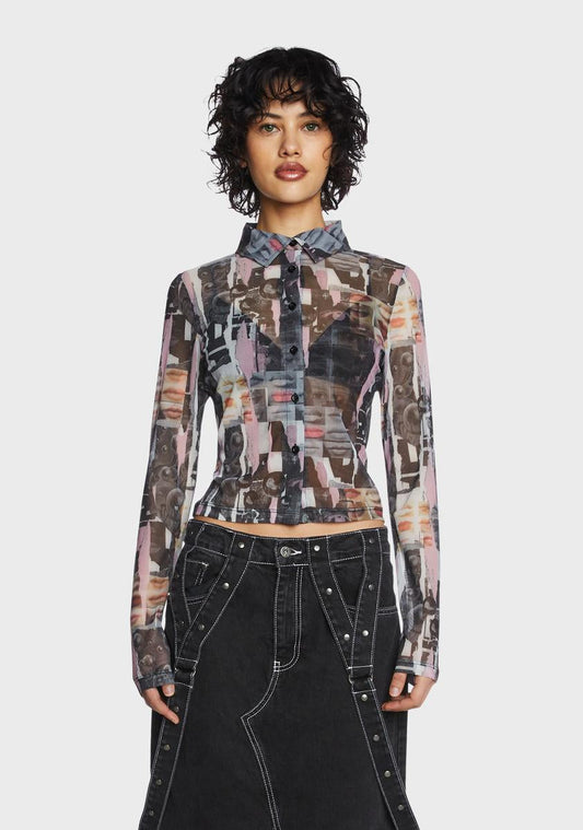 Amnesia Mesh Top