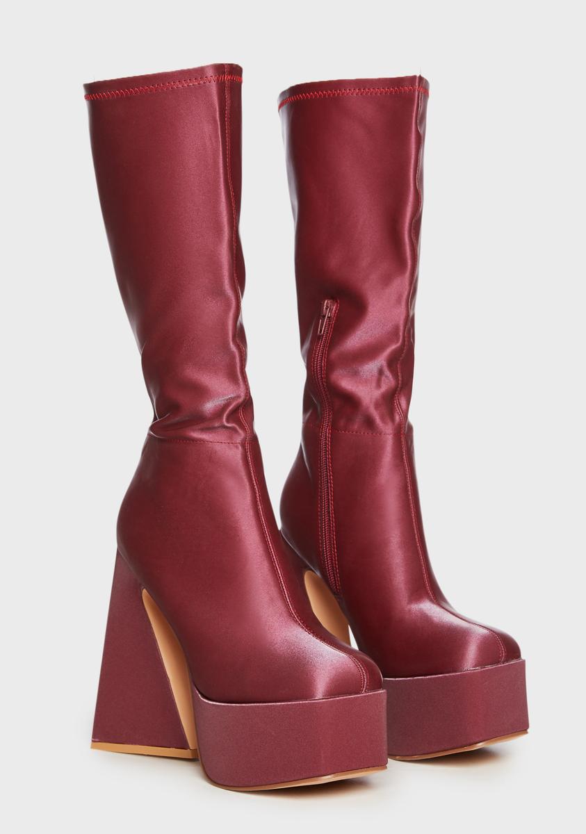 Wine Enchantments To You Platform Boots