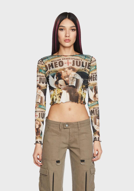 Capulet Mesh Crop Top