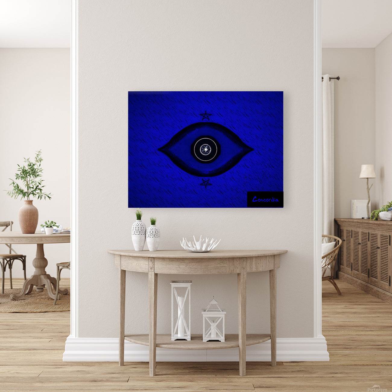 Eye Above and Below