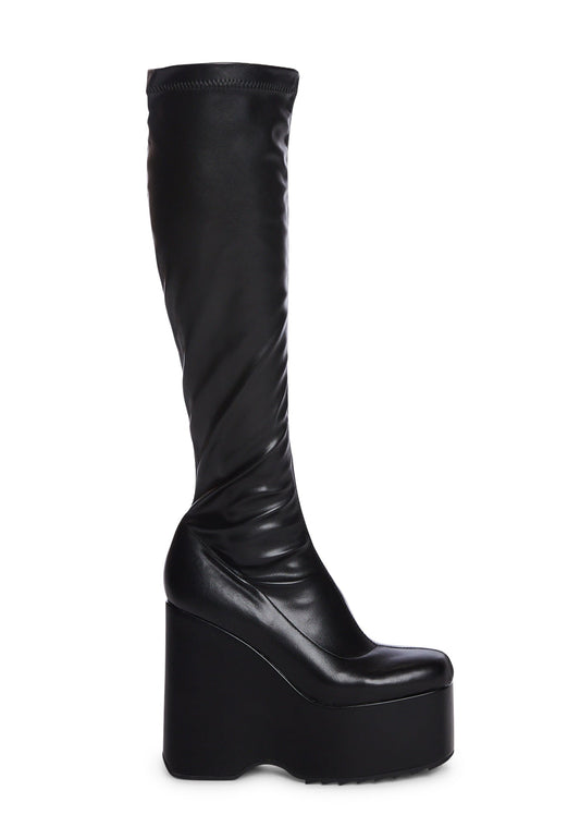 Falling Sky Platform Boots