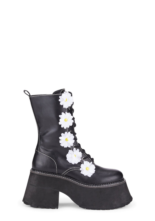 After The Rain Combat Boots