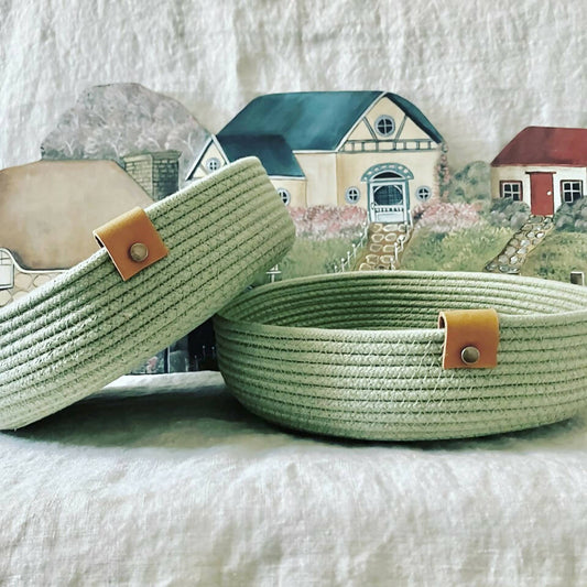 Sage Small Rope Tray