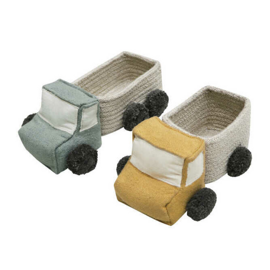 Set of 2 Pick-Up Trucks Mini Baskets