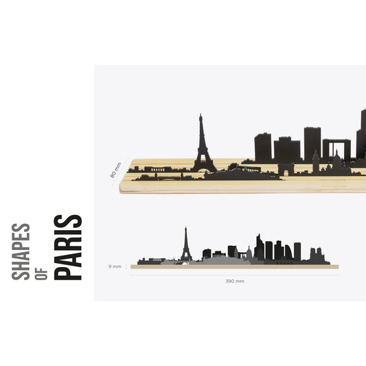 Decoration Paris Skyline Silhouette Architect Design Object