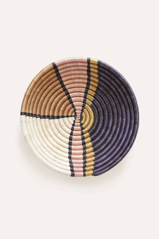 Stained Glass Plateau Basket