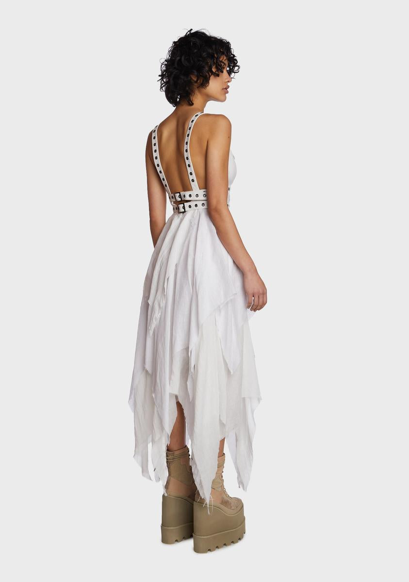 Echo Handkerchief Midi Dress