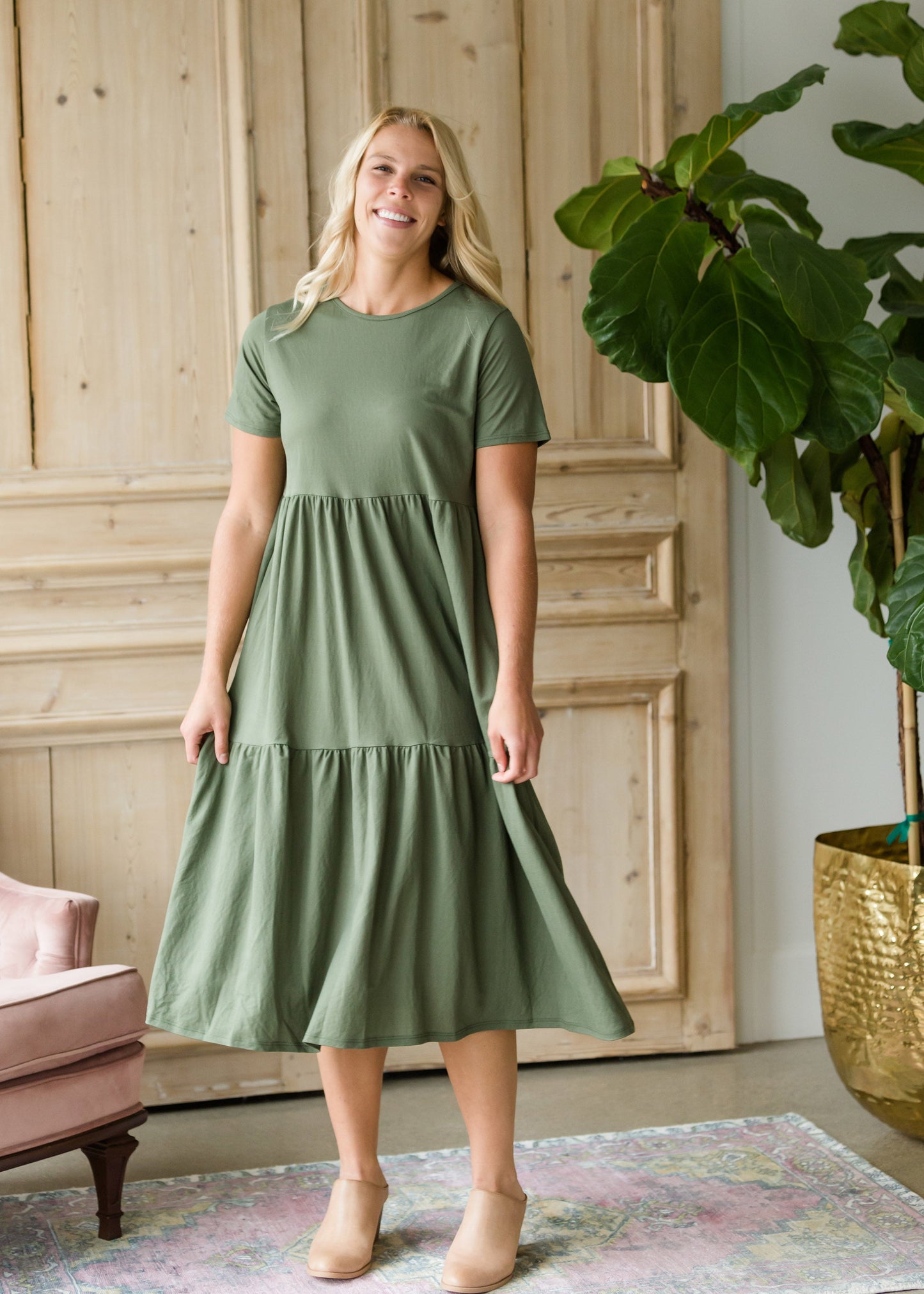 Tiered Midi Dress - FINAL SALE