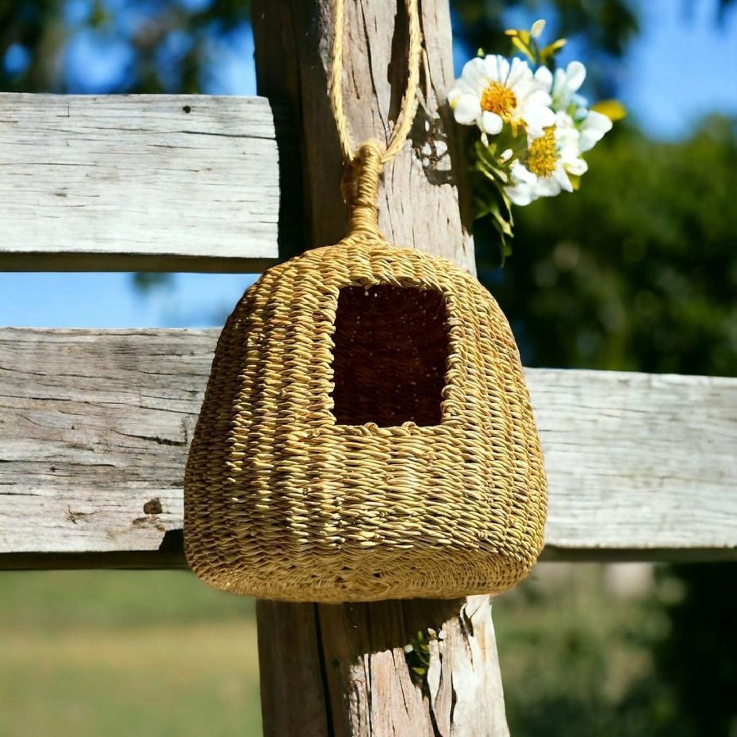 Woven Gourd Bird House