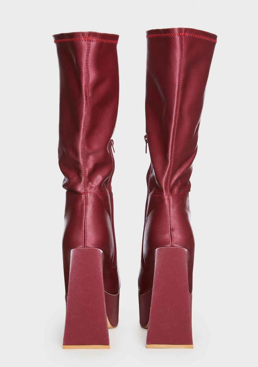 Wine Enchantments To You Platform Boots