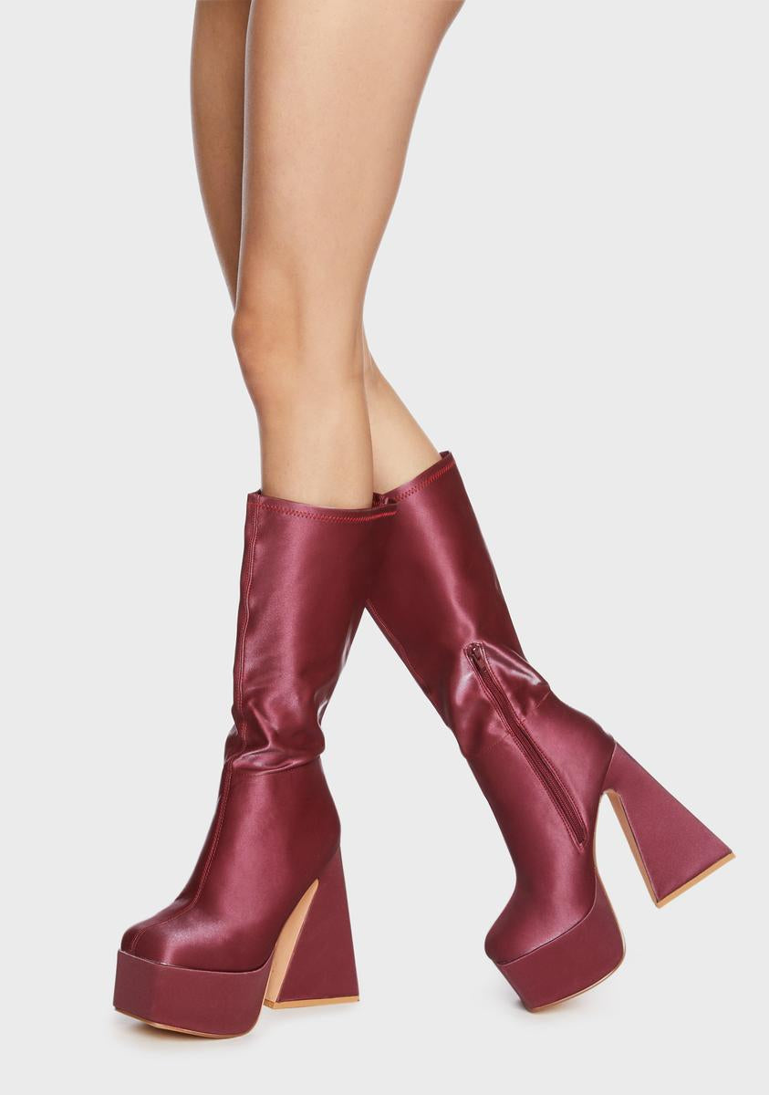 Wine Enchantments To You Platform Boots
