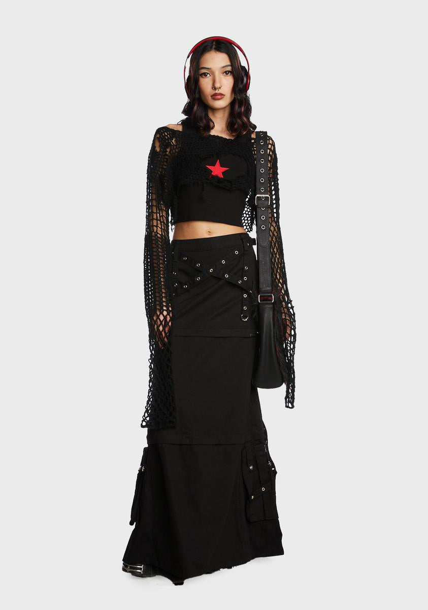 Triple Zip Off Skirt