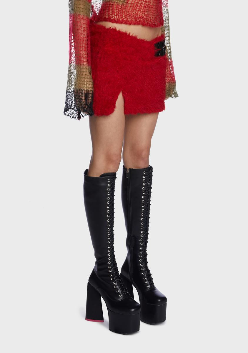 Fire Fend For Yourself Mini Skirt